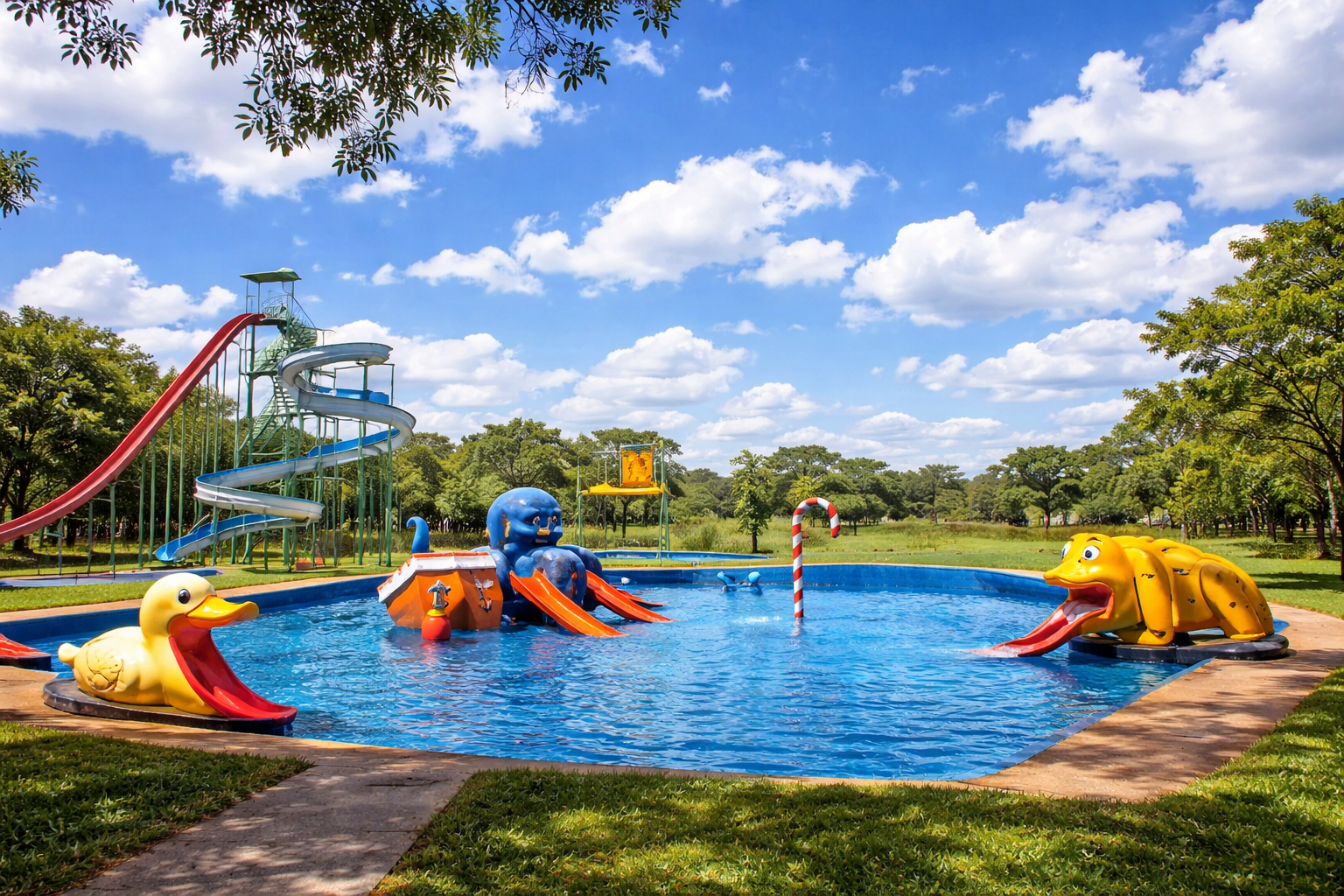 Piscinas do Clube Termas Solar
