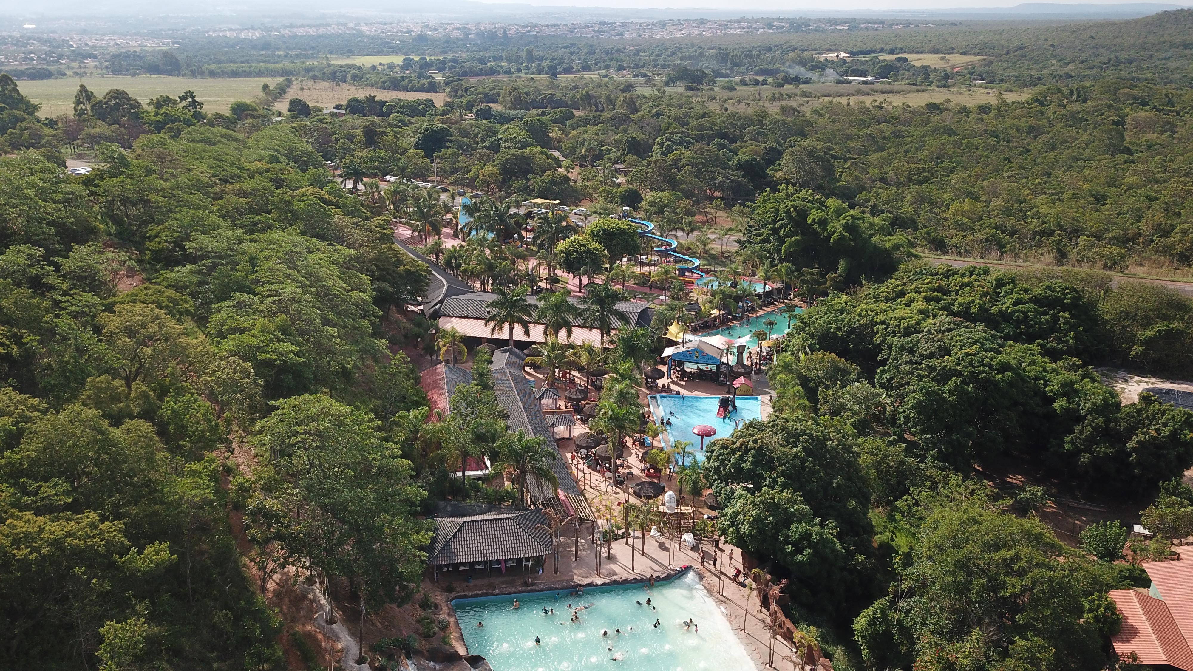 Área de lazer do Clube Acqua Cerrado